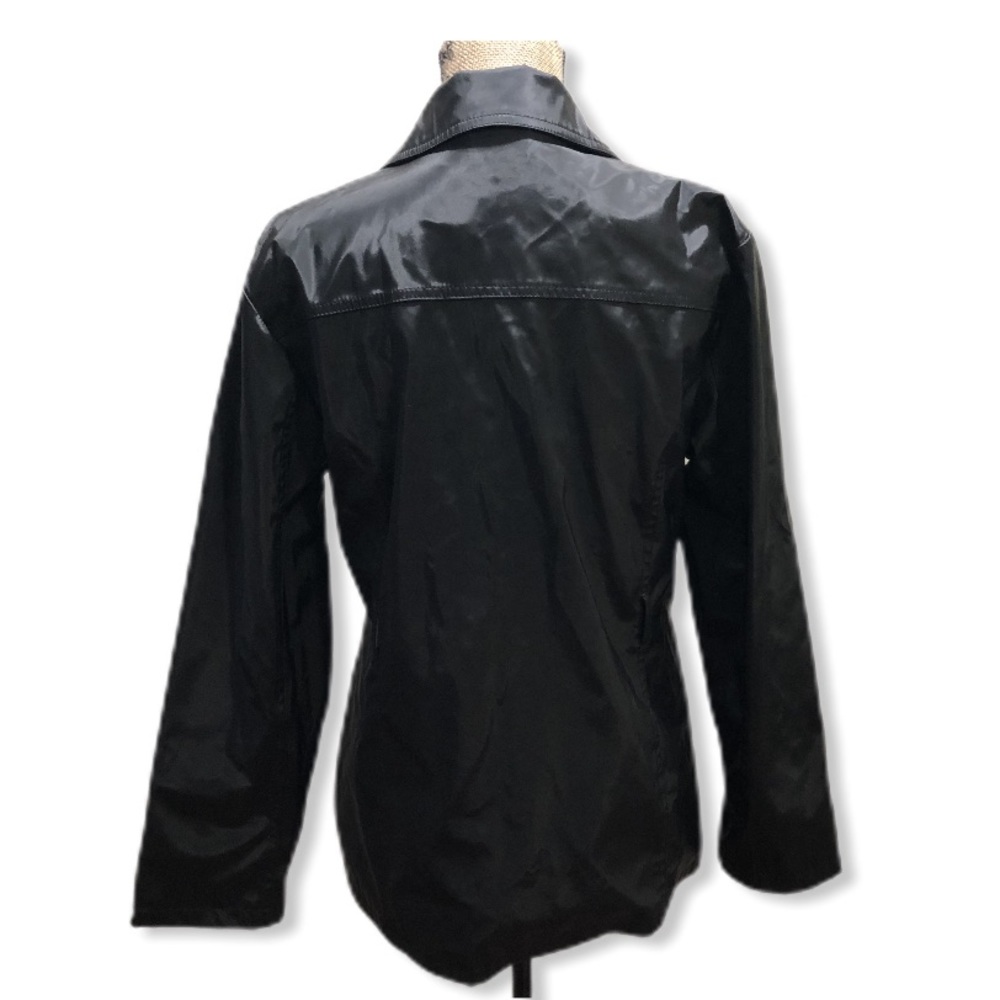 {Rave} Black Raincoat - Picture 4 of 7